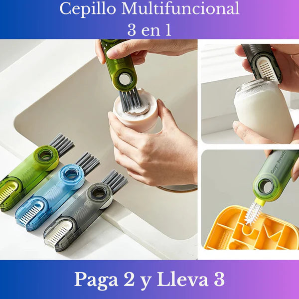 Cepillo de Limpieza Multifuncional 3 en 1